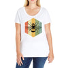 Vintage Bee Ladies Curvy T-Shirt