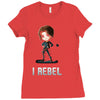 i rebel Ladies Fitted T-Shirt