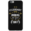 legendary riders are born in 1987 iPhone 6/6s Case