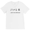 i ate sum pi t shirt s m l xl 2xl 3xl funny nerdy geeky college awesom V-Neck Tee