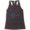 amazing alcohol molecule Racerback Tank