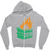 2016 dumpster fire Zipper Hoodie