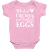 wicked chickens lay deviled eggs Baby Onesie