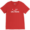 i love my crazy girl friend V-Neck Tee