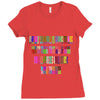 ONE DAY SOMAONE IS GOING TO HUG YOU SO TIGHT THAT ALL OF YOUR BROKEN P Ladies Fitted T-Shirt