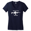 black guns matter Women's V-Neck T-Shirt