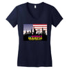 2018 Women's March On New York City Women's V-Neck T-Shirt
