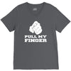 pull my finger V-Neck Tee