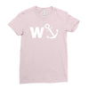w anchor funny pub joke Ladies Fitted T-Shirt