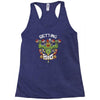 bowser's gym2 Racerback Tank