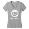 shield Women's V-Neck T-Shirt