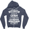 Super Cool Gran Of A Freaking Awesome Grandson Zipper Hoodie