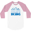 i'd rather be skiing 3/4 Sleeve Shirt
