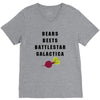 bears beets battlestar galactica V-Neck Tee