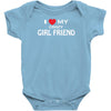 i love my crazy girl friend Baby Onesie