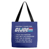 life lessons from g.i Tote Bags