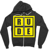 rude Zipper Hoodie