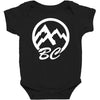 bc mountains british col Baby Bodysuit