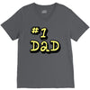 new dad number one 1 dad V-Neck Tee