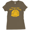 i have the body of a god Ladies Fitted T-Shirt