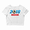 world cup russia 2018 Crop Top