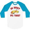 in rust we trust  rat beetle hot rod 3/4 Sleeve Shirt