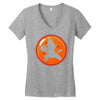 Kid Goku Kamehameha 4 Star Women's V-Neck T-Shirt