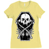 coffin and reaper Ladies Fitted T-Shirt