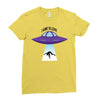 i want to leave Ladies Fitted T-Shirt