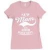 New Mom 2018 Rokie Dept. Ladies Fitted T-Shirt