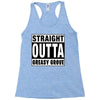 straight outta greasy grove Racerback Tank