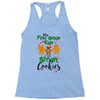 my first grade kids are smart cookies Racerback Tank