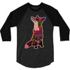 floral fox 3/4 Sleeve Shirt