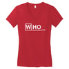 doctor who m.d   vintage retro tv show fan dr Women's V-Neck T-Shirt