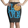 Love Cookie Monster Pencil Skirts