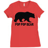 pop pop Ladies Fitted T-Shirt