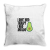 Avocado Throw Pillow