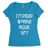 i'm dead wanna hook up american horror story Women's Triblend Scoop T-shirt