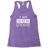 i am sherlocked Racerback Tank