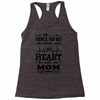 There's This Boy Who Stole My Heart He Calls Me Mom Racerback Tank