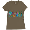 jake paulers cool colors Ladies Fitted T-Shirt