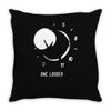 one louder classic rock bad news guitarists Throw Pillow