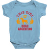 This Girl Loves Her Dogo Argentino Baby Onesie