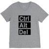 control alt delete V-Neck Tee