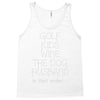 golf wine the dog priorities Tank Top