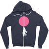 bubble moon Zipper Hoodie