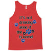 IT'S NOT DRINKING ALONE IF THE DOG IS HOME! Tank Top