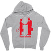 handshake Zipper Hoodie