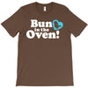 Bun in the Oven with Heart Baby Boy T-Shirt