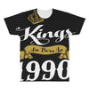 kings are born in 1990 All Over Men's T-shirt
